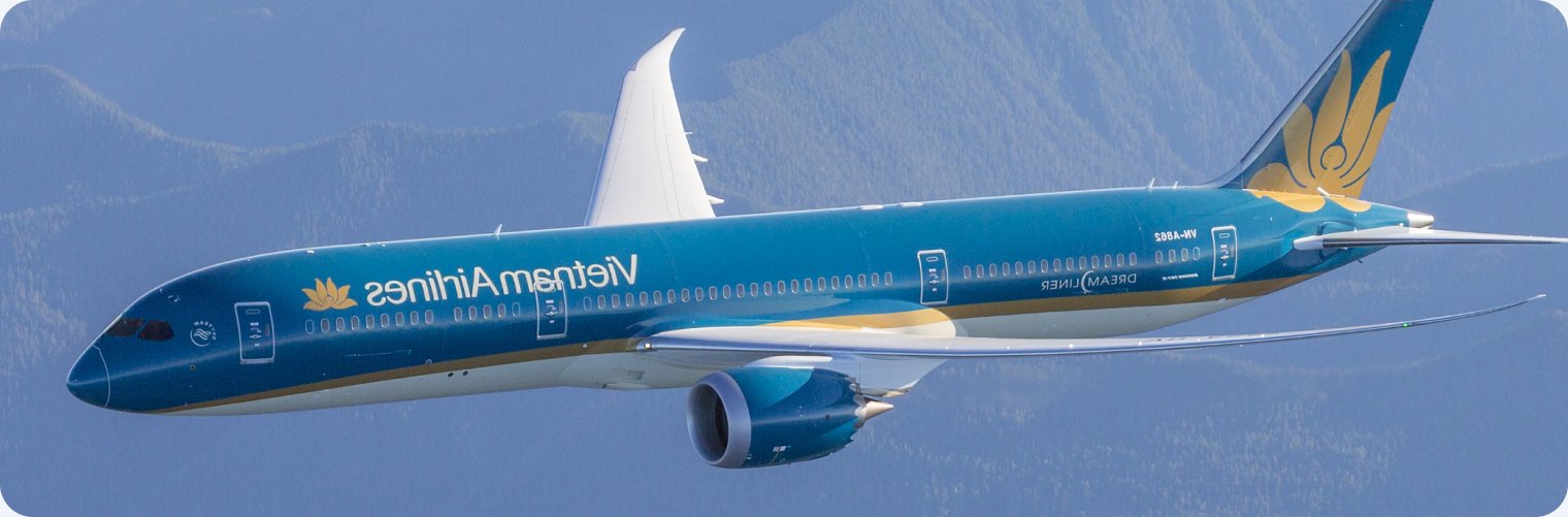 Máy bay Vietnam Airlines - giải pháp công nghệ logistics và hàng không